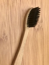 Load image into Gallery viewer, Bamboo Toothbrush Black &amp; White
