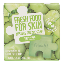 Load image into Gallery viewer, Puzzle Soap Combination Skin Set (Balancing Mangosteen Puzzle Soap, Moisturizing Grape Puzzle Soap, Purifying Charcoal Puzzle Soap, Soothing Cucumber Puzzle Soap)
