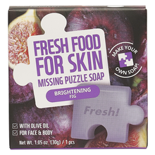 Load image into Gallery viewer, Freshfood For Skin Missing Puzzle Soap (Brightening Fig)
