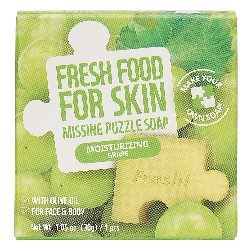 Freshfood For Skin Missing Puzzle Soap (Moisturizing Grape)