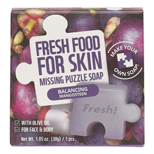 Load image into Gallery viewer, Freshfood For Skin Missing Puzzle Soap (Balancing Mangosteen)
