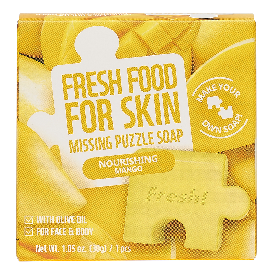 Freshfood For Skin Missing Puzzle Soap (Nourishing Mango)