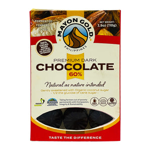 Mayon Gold Premium Dark Chocolate 60% Dark Chocolate