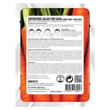 Load image into Gallery viewer, Superfood Salad Facial Sheet Mask (Pore-Purifying Carrot) Water Type Essence
