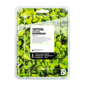 Superfood Salad Facial Sheet Mask (Soothing Green tea) Water Type Essence