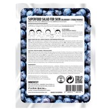 Load image into Gallery viewer, Superfood Salad Facial Sheet Mask (Strengthening Blueberry) Water Type Essence
