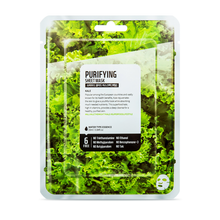 Load image into Gallery viewer, Superfood Salad Facial Sheet Mask (Purifying Kale) Water Type Essence
